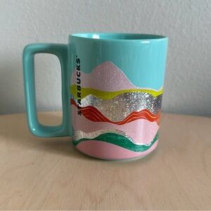 Starbucks Multicolor Wave Mug